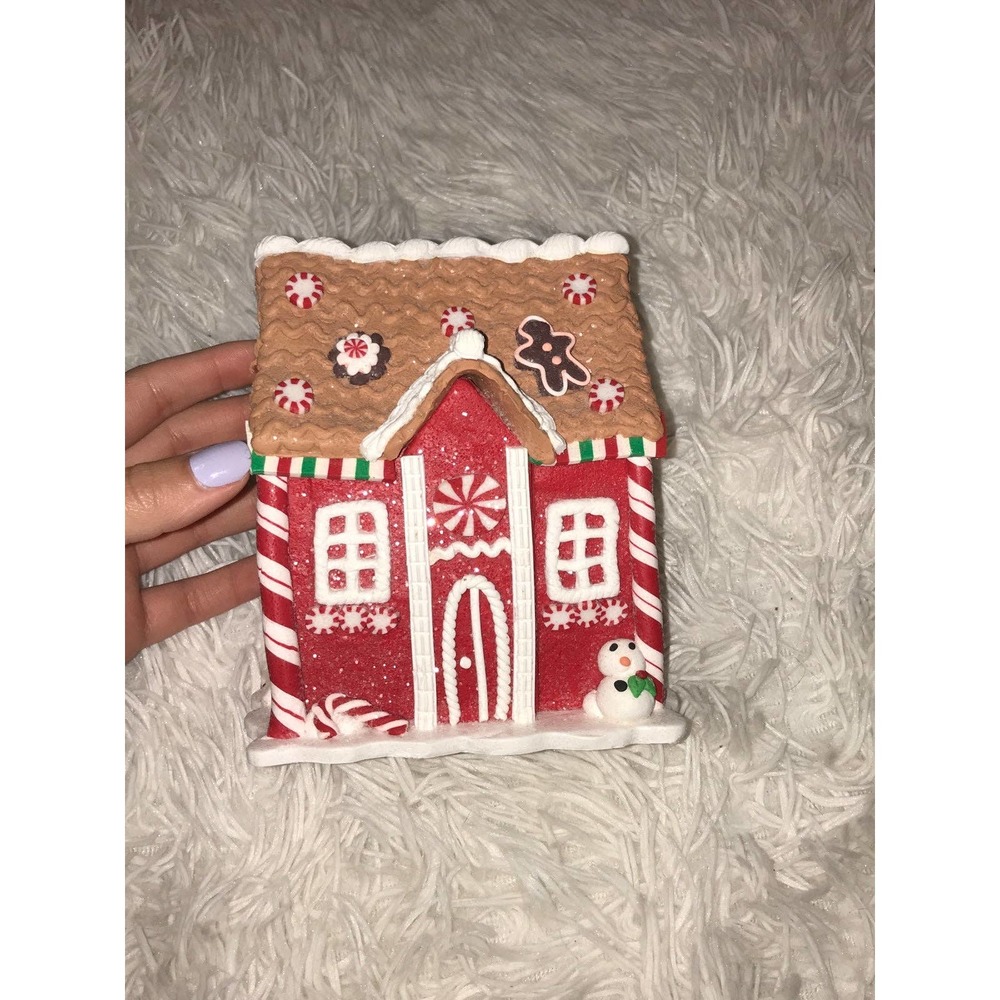 Mini Christmas clay gingerbread house